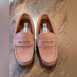 Steve Madden boys' Jared slip-on moccasin shoes boys size 2 GUC